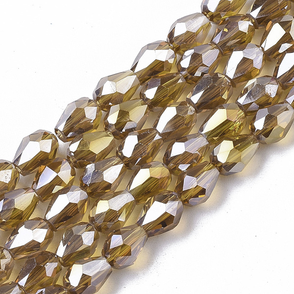 PandaHall Electroplate Glass Beads Strands, Faceted, Pearl Luster Plated, Teardrop, Light Khaki, 7.5~8x6mm, Hole: 1mm, about 66~68pcs/strand...
PandaHall Electroplate Glass Beads Strands, Faceted, Pearl Luster Plated, Teardrop, Light Khaki, 7.5~8x6mm, Hole: 1mm, about 66~68pcs/strand...