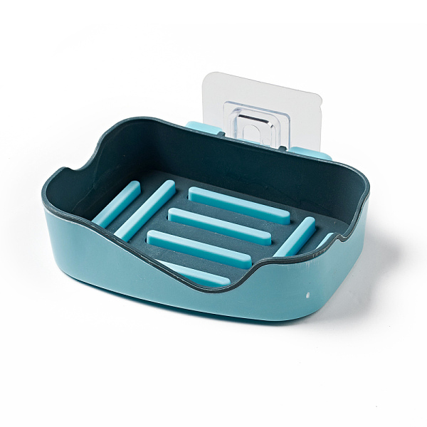 PandaHall Plastic Wall Mounted Self Draining Soap Boxes, with Adhesive Silicone Hanger, for Bathroom, Shower, Rectangle, Light Sky Blue..., Cyan
PandaHall Plastic Wall Mounted Self Draining Soap Boxes, with Adhesive Silicone Hanger, for Bathroom, Shower, Rectangle, Light Sky Blue..., Cyan