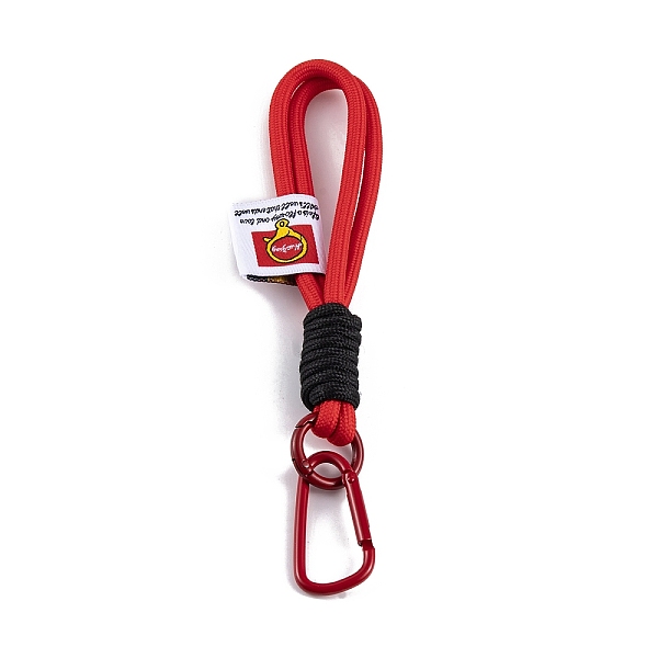 PandaHall Braided Nylon Strap, Alloy Clasp for Key Chain Bag Phone Lanyard, Red, 18.5~19cm Nylon Red
PandaHall Braided Nylon Strap, Alloy Clasp for Key Chain Bag Phone Lanyard, Red, 18.5~19cm Nylon Red