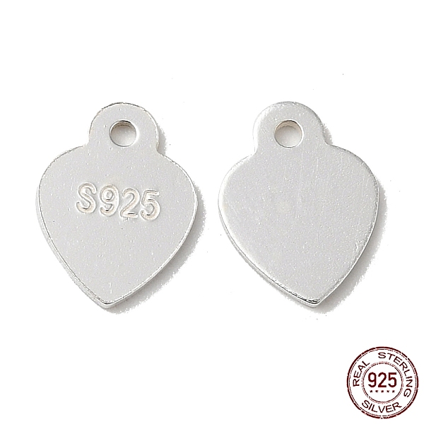 PandaHall 925 Sterling Silver Chain Extender Drop, Chain Tabs, Heart Charms, with S925 Stamp, Silver, 8x6x0.5mm, Hole: 0.9mm, about...
PandaHall 925 Sterling Silver Chain Extender Drop, Chain Tabs, Heart Charms, with S925 Stamp, Silver, 8x6x0.5mm, Hole: 0.9mm, about...