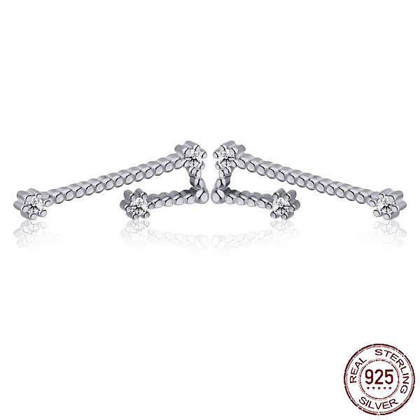PandaHall Cubic Zirconia Constellation Stud Earrings, Real Platinum Plated Rhodium Plated 925 Sterling Silver Earrings, Taurus, 12.5x4.5mm...
PandaHall Cubic Zirconia Constellation Stud Earrings, Real Platinum Plated Rhodium Plated 925 Sterling Silver Earrings, Taurus, 12.5x4.5mm...
