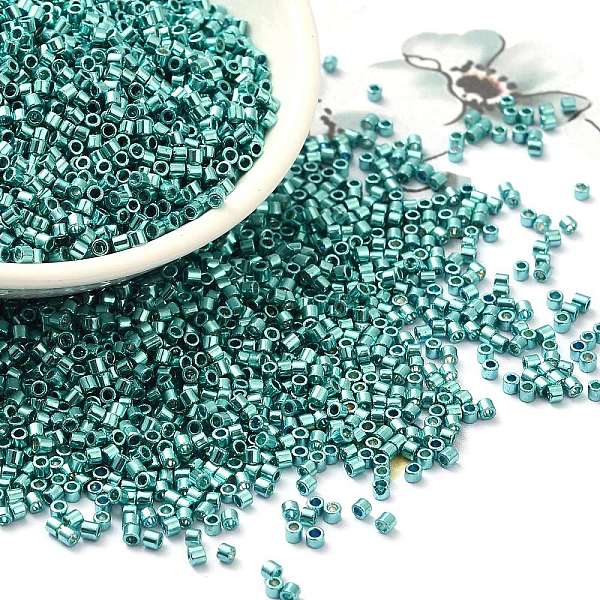 PandaHall Electroplate Glass Seed Beads, Metallic Colours, Cylinder, Blue Plated, 2x1.5mm, Hole: 1mm, about 58967pcs/pound Czech Glass
PandaHall Electroplate Glass Seed Beads, Metallic Colours, Cylinder, Blue Plated, 2x1.5mm, Hole: 1mm, about 58967pcs/pound Czech Glass