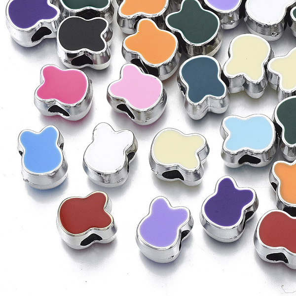 PandaHall UV Plating Acrylic European Beads, with Enamel, Large Hole Beads, Mixed Color, Rabbit, Platinum, 13x10x9mm, Hole: 5mm Acrylic...
PandaHall UV Plating Acrylic European Beads, with Enamel, Large Hole Beads, Mixed Color, Rabbit, Platinum, 13x10x9mm, Hole: 5mm Acrylic...