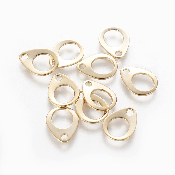 PandaHall 201 Stainless Steel Chain Tabs, Chain Extender Connectors, Teardrop, Golden, 13x10x1mm, Hole: 1.8mm 201 Stainless Steel
PandaHall 201 Stainless Steel Chain Tabs, Chain Extender Connectors, Teardrop, Golden, 13x10x1mm, Hole: 1.8mm 201 Stainless Steel