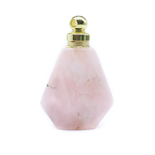 PandaHall Natural Rose Quartz Perfume Bottle Pendants, with Golden Tone Alloy Findings, for Essential Oil, Perfume, Polygon Bottle, 35x23mm...
PandaHall Natural Rose Quartz Perfume Bottle Pendants, with Golden Tone Alloy Findings, for Essential Oil, Perfume, Polygon Bottle, 35x23mm...