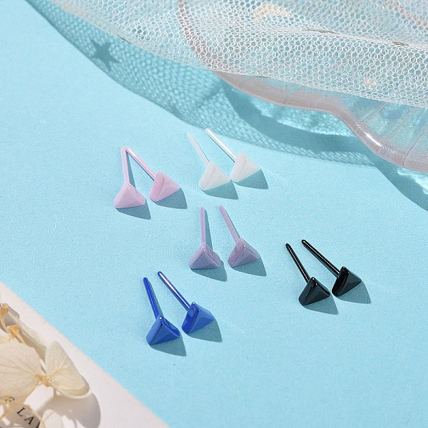 PandaHall Hypoallergenic Bioceramics Zirconia Ceramic Stud Earrings, Triangle, No Fading and Nickel Free, Mixed Color, 5x6mm Zirconia..., Multicolor
PandaHall Hypoallergenic Bioceramics Zirconia Ceramic Stud Earrings, Triangle, No Fading and Nickel Free, Mixed Color, 5x6mm Zirconia..., Multicolor