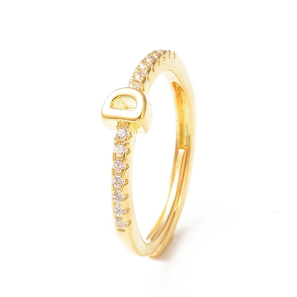 PandaHall Clear Cubic Zirconia Initial Letter Adjustable Ring, Golden Brass Jewelry for Women, Letter.D, Inner Diameter: 18mm Brass+Cubic...
PandaHall Clear Cubic Zirconia Initial Letter Adjustable Ring, Golden Brass Jewelry for Women, Letter.D, Inner Diameter: 18mm Brass+Cubic...