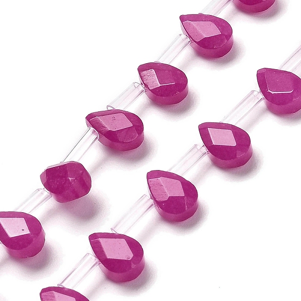 PandaHall Dyed, Natural White Jade Beads Strands, Faceted, Teardrop, Top Drilled, Medium Violet Red, 9x6x4mm, Hole: 0.8mm, about...
PandaHall Dyed, Natural White Jade Beads Strands, Faceted, Teardrop, Top Drilled, Medium Violet Red, 9x6x4mm, Hole: 0.8mm, about...