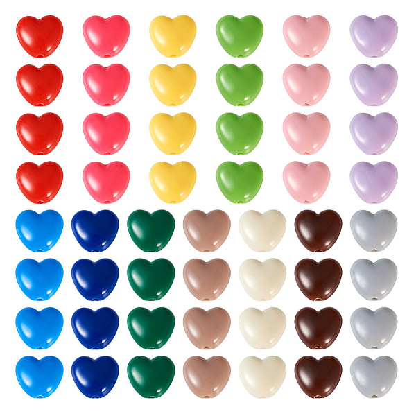 PandaHall 130Pcs 13 Colors Opaque Acrylic Beads, Heart, Mixed Color, 9x9.5x5.5mm, Hole: 1.5mm, 10pcs/color Acrylic Heart Multicolor
PandaHall 130Pcs 13 Colors Opaque Acrylic Beads, Heart, Mixed Color, 9x9.5x5.5mm, Hole: 1.5mm, 10pcs/color Acrylic Heart Multicolor