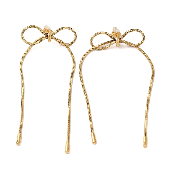 PandaHall Bowknot 304 Stainless Steel Earrings for Women, Golden, 90x36.5mm 304 Stainless Steel Bowknot
PandaHall Bowknot 304 Stainless Steel Earrings for Women, Golden, 90x36.5mm 304 Stainless Steel Bowknot