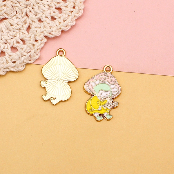 PandaHall Alloy Enamel Pendants, Mushroom Charms, Lavender, 25x16~24mm Alloy+Enamel Mushroom Purple
PandaHall Alloy Enamel Pendants, Mushroom Charms, Lavender, 25x16~24mm Alloy+Enamel Mushroom Purple