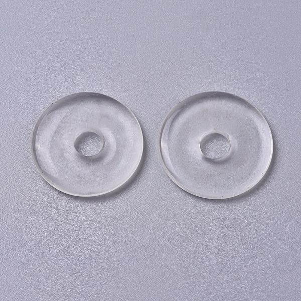 PandaHall Glass Pendants, Donut/Pi Disc, Clear, Donut Width: 11~11.5mm, 30~31x3.5~4mm, Hole: 8mm Glass Donut Clear
PandaHall Glass Pendants, Donut/Pi Disc, Clear, Donut Width: 11~11.5mm, 30~31x3.5~4mm, Hole: 8mm Glass Donut Clear