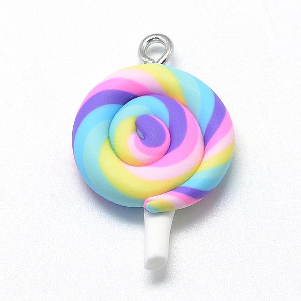 PandaHall Handmade Polymer Clay Pendants, Lollipop, Hot Pink, 28~33x19~21x6~7mm, Hole: 2mm Polymer Clay Candy
PandaHall Handmade Polymer Clay Pendants, Lollipop, Hot Pink, 28~33x19~21x6~7mm, Hole: 2mm Polymer Clay Candy