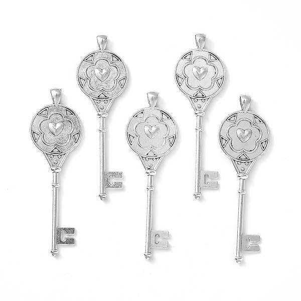 PandaHall Tibetan Style Alloy Key Pendant Cabochon Bezel Settings, Cadmium Free & Lead Free, Antique Silver, Flat Round Tray: 25mm...
PandaHall Tibetan Style Alloy Key Pendant Cabochon Bezel Settings, Cadmium Free & Lead Free, Antique Silver, Flat Round Tray: 25mm...
