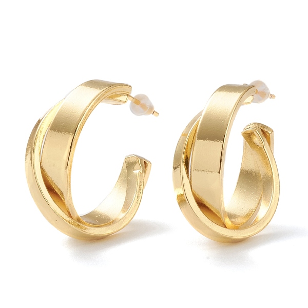 PandaHall Brass Half Hoop Earrings, with Steel Pin and Plastic Ear Nuts, Long-Lasting Plated, Semicircular, Real 18K Gold Plated...
PandaHall Brass Half Hoop Earrings, with Steel Pin and Plastic Ear Nuts, Long-Lasting Plated, Semicircular, Real 18K Gold Plated...
