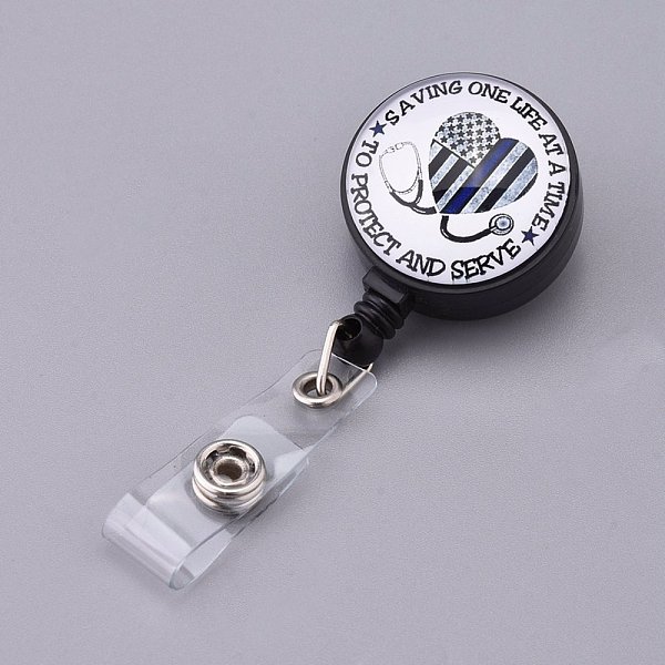 PandaHall Stethoscope Pattern Glass Retractable Badge Reel, Nurse Badge Clip, ID Name Badge Holder, with Iron Alligator Clips, Black, 85mm...
PandaHall Stethoscope Pattern Glass Retractable Badge Reel, Nurse Badge Clip, ID Name Badge Holder, with Iron Alligator Clips, Black, 85mm...
