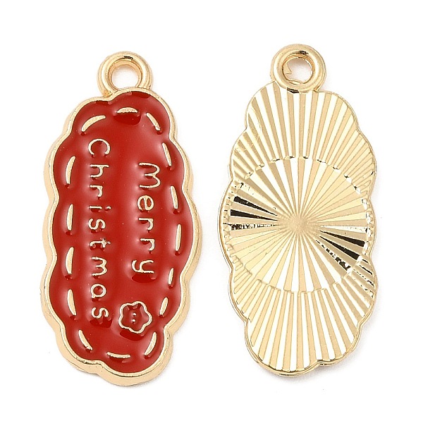 PandaHall Christmas Alloy Enamel Pendants, Cadmium Free & Nickel Free & Lead Free, Golden, Word Merry Christmas, Cloud, 24.5x11x1.5mm, Hole..., Red
PandaHall Christmas Alloy Enamel Pendants, Cadmium Free & Nickel Free & Lead Free, Golden, Word Merry Christmas, Cloud, 24.5x11x1.5mm, Hole..., Red