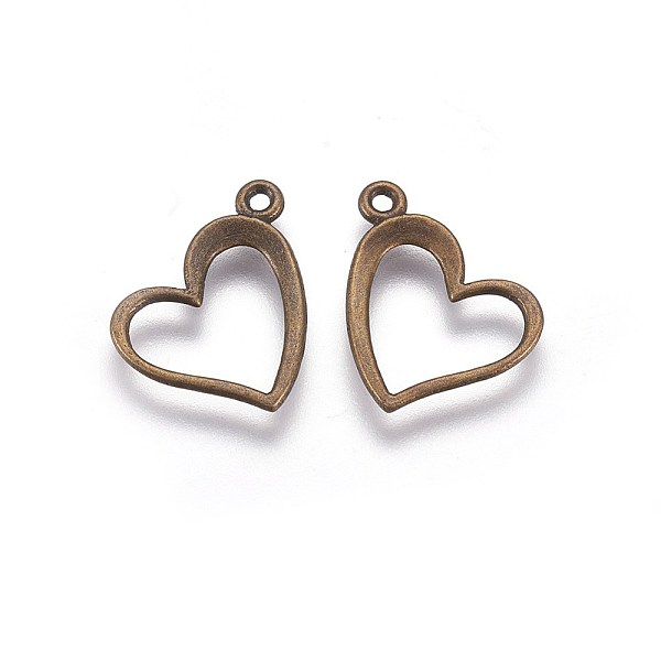 PandaHall Tibetan Style Alloy Pendants, Cadmium Free & Nickel Free & Lead Free, Heart, Antique Bronze, 13x15x1mm, Hole: 1.5mm Alloy Heart
PandaHall Tibetan Style Alloy Pendants, Cadmium Free & Nickel Free & Lead Free, Heart, Antique Bronze, 13x15x1mm, Hole: 1.5mm Alloy Heart