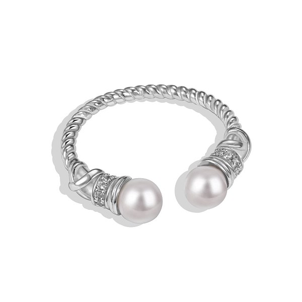 PandaHall Round Shell Pearl Cuff Ring, Rhodium Plated 925 Sterling Silver Open Ring for Women, Platinum, Adjustable Sterling Silver Round
PandaHall Round Shell Pearl Cuff Ring, Rhodium Plated 925 Sterling Silver Open Ring for Women, Platinum, Adjustable Sterling Silver Round