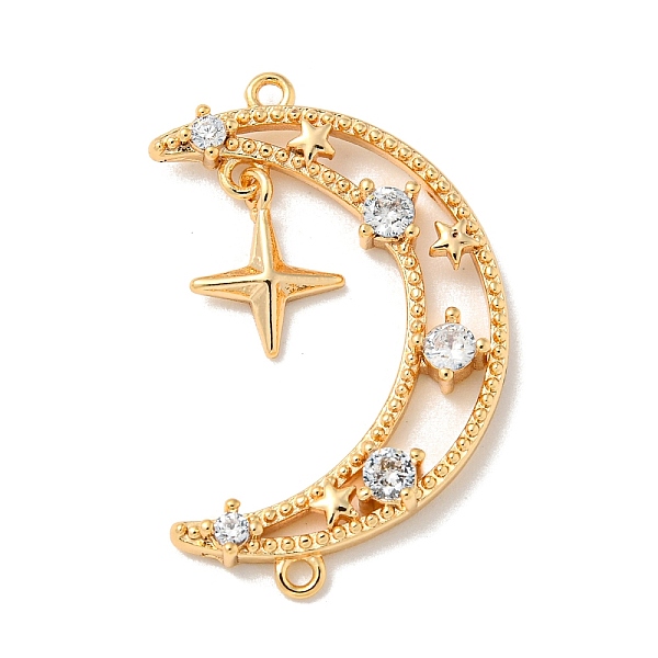 PandaHall Brass Micro Pave Clear Cubic Zirconia Pendants, Moon with Star, Real 18K Gold Plated, 27~28x17x3mm, Hole: 1mm Brass+Cubic Zirconia...
PandaHall Brass Micro Pave Clear Cubic Zirconia Pendants, Moon with Star, Real 18K Gold Plated, 27~28x17x3mm, Hole: 1mm Brass+Cubic Zirconia...