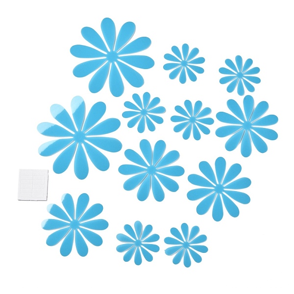 PandaHall 3D Plastic Luminous Wall Stickers, with Adhesive Tape, for Home Living Room Bedroom Wall Decorations, Flower, Deep Sky Blue...
PandaHall 3D Plastic Luminous Wall Stickers, with Adhesive Tape, for Home Living Room Bedroom Wall Decorations, Flower, Deep Sky Blue...