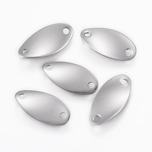 PandaHall 304 Stainless Steel Links connectors, Twisted Oval, Stainless Steel Color, 17x8.5x1mm, Hole: 1.5mm 304 Stainless Steel Oval
PandaHall 304 Stainless Steel Links connectors, Twisted Oval, Stainless Steel Color, 17x8.5x1mm, Hole: 1.5mm 304 Stainless Steel Oval