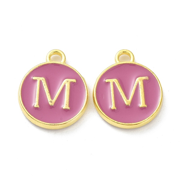 PandaHall Golden Plated Alloy Enamel Charms, Cadmium Free & Lead Free, Enamelled Sequins, Flamingo, Flat Round with Letter, Letter.M..., Pink
PandaHall Golden Plated Alloy Enamel Charms, Cadmium Free & Lead Free, Enamelled Sequins, Flamingo, Flat Round with Letter, Letter.M..., Pink