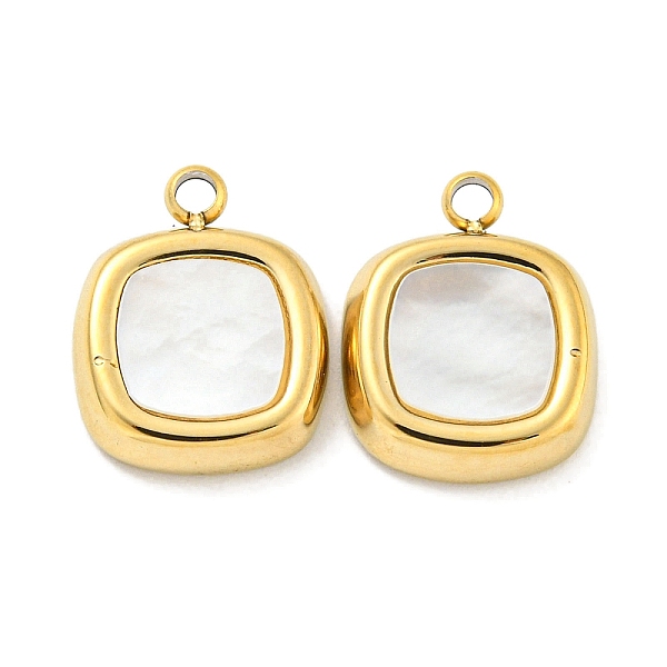 PandaHall Vacuum Plating 304 Stainless Steel Charms, with Pave Shell, Square Charm, Real 18K Gold Plated, 12x10x2.5mm, Hole: 1.5mm Shell...
PandaHall Vacuum Plating 304 Stainless Steel Charms, with Pave Shell, Square Charm, Real 18K Gold Plated, 12x10x2.5mm, Hole: 1.5mm Shell...