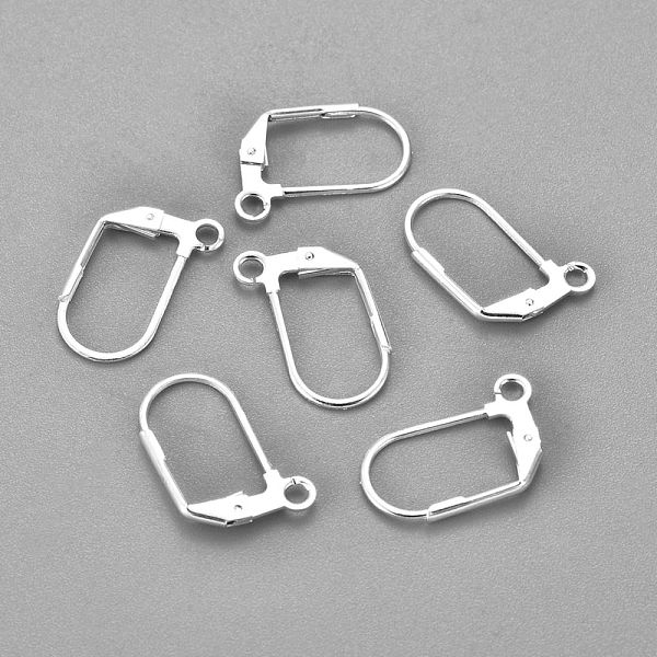 PandaHall 304 Stainless Steel Earrings, Leverback Earring Findings, with Loop, Silver, 18x12x1.5mm, Hole: 2mm, Pin: 0.8mm 304 Stainless...
PandaHall 304 Stainless Steel Earrings, Leverback Earring Findings, with Loop, Silver, 18x12x1.5mm, Hole: 2mm, Pin: 0.8mm 304 Stainless...
