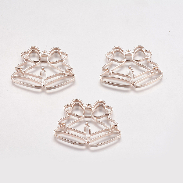 PandaHall Alloy Open Back Bezel Pendants, For DIY UV Resin, Epoxy Resin, Pressed Flower Jewelry, Bell, Rose Gold, 37x45x2.5mm, Hole: 2mm...
PandaHall Alloy Open Back Bezel Pendants, For DIY UV Resin, Epoxy Resin, Pressed Flower Jewelry, Bell, Rose Gold, 37x45x2.5mm, Hole: 2mm...