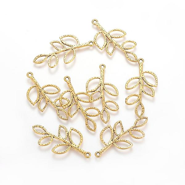 PandaHall Tibetan Style Alloy Pendants, Lead Free & Cadmium Free, Leaf, Antique Golden, 38x18x2mm, Hole: 2mm Alloy Leaf
PandaHall Tibetan Style Alloy Pendants, Lead Free & Cadmium Free, Leaf, Antique Golden, 38x18x2mm, Hole: 2mm Alloy Leaf