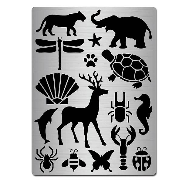 PandaHall GORGECRAFT Metal Animal Stencil Ocean Sea Turtle Seahorse Starfish Elephant Deer Leopard Spider Butterfly Templates Painting...
PandaHall GORGECRAFT Metal Animal Stencil Ocean Sea Turtle Seahorse Starfish Elephant Deer Leopard Spider Butterfly Templates Painting...