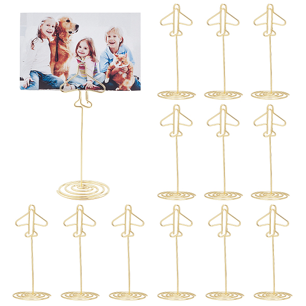 PandaHall CHGCRAFT 12Pcs Tall Table Number Holder Place Card Holder Airplane Shape Metal Name Card Holder Stands for Photos Food Signs...
PandaHall CHGCRAFT 12Pcs Tall Table Number Holder Place Card Holder Airplane Shape Metal Name Card Holder Stands for Photos Food Signs...