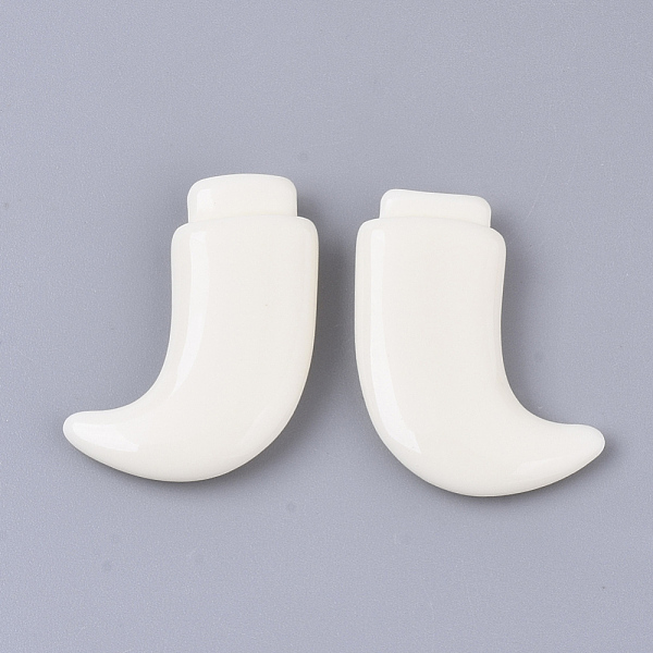 PandaHall Resin Beads, Opaque, No Hole/Undrilled, Scabbard, Creamy White, 28x21x6mm Resin Horn
PandaHall Resin Beads, Opaque, No Hole/Undrilled, Scabbard, Creamy White, 28x21x6mm Resin Horn