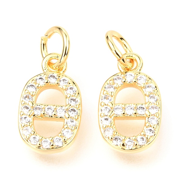 PandaHall Brass Micro Pave Cubic Zirconia Charms, with Jump Rings, Greek Alphabet, Real 18k Gold Plated, Letter.Q, 12x7x1.7mm, Jump Ring..., Clear
PandaHall Brass Micro Pave Cubic Zirconia Charms, with Jump Rings, Greek Alphabet, Real 18k Gold Plated, Letter.Q, 12x7x1.7mm, Jump Ring..., Clear