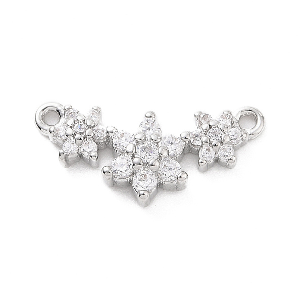 PandaHall Eco-friendly Rack Plating Brass Micro Pave Cubic Zirconia 2-Loop Charms, Cadmium Free & Lead Free, Long-Lasting Plated, 3-Flower..., Clear
PandaHall Eco-friendly Rack Plating Brass Micro Pave Cubic Zirconia 2-Loop Charms, Cadmium Free & Lead Free, Long-Lasting Plated, 3-Flower..., Clear