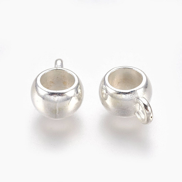 PandaHall Tibetan Style Alloy Tube Bails, Loop Bails, Lead Free and Cadmium Free, Rondelle, Silver, 8x5mm, Hole: 2mm, 5mm Inner Diameter...
PandaHall Tibetan Style Alloy Tube Bails, Loop Bails, Lead Free and Cadmium Free, Rondelle, Silver, 8x5mm, Hole: 2mm, 5mm Inner Diameter...