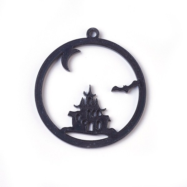 PandaHall Acrylic Open Back Bezel Pendants, For DIY UV Resin, Epoxy Resin, Pressed Flower Jewelry, Castle, Black, 52x48x2.5~3mm, Hole...
PandaHall Acrylic Open Back Bezel Pendants, For DIY UV Resin, Epoxy Resin, Pressed Flower Jewelry, Castle, Black, 52x48x2.5~3mm, Hole...