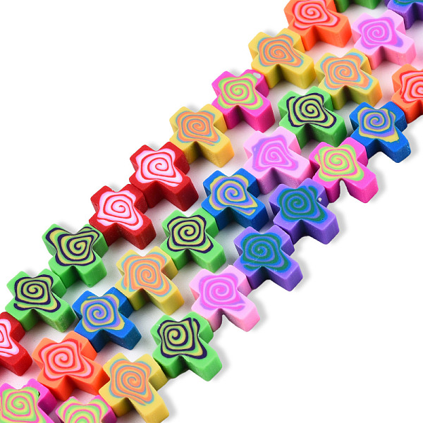PandaHall Handmade Polymer Clay Beads Strands, Cross, Colorful, 12x10x4~5mm, Hole: 1.6mm, about 40pcs/strand, 15.75 inch(40cm) Polymer Clay...
PandaHall Handmade Polymer Clay Beads Strands, Cross, Colorful, 12x10x4~5mm, Hole: 1.6mm, about 40pcs/strand, 15.75 inch(40cm) Polymer Clay...