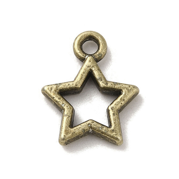 PandaHall Tibetan Style Alloy Pendants, Cadmium Free & Lead Free, Hollowed Star, Antique Bronze, 14.5x12x2mm, Hole: 1.8mm, about...
PandaHall Tibetan Style Alloy Pendants, Cadmium Free & Lead Free, Hollowed Star, Antique Bronze, 14.5x12x2mm, Hole: 1.8mm, about...