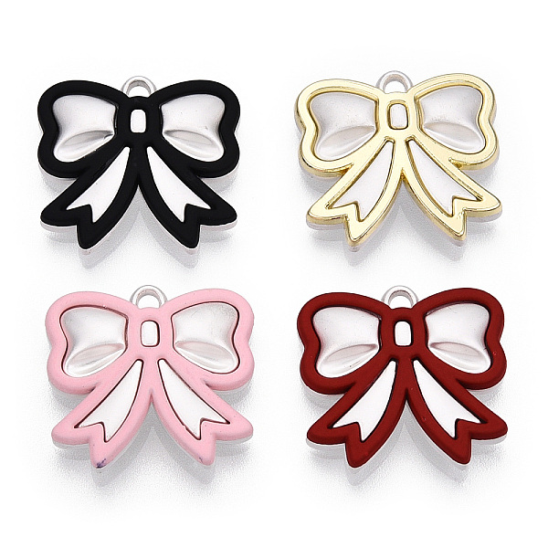 PandaHall Alloy with Spary Painted Pendants, Lead Free & Cadmium Free, Bowknot, Mixed Color, 17x18.5x4mm, Hole: 1.6mm Alloy Bowknot..., Multicolor
PandaHall Alloy with Spary Painted Pendants, Lead Free & Cadmium Free, Bowknot, Mixed Color, 17x18.5x4mm, Hole: 1.6mm Alloy Bowknot..., Multicolor