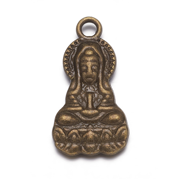 PandaHall Tibetan Style Alloy Pendants, Bodhisattva, Cadmium Free & Nickel Free & Lead Free, Antique Bronze, 26x14x4mm, Hole: 2mm Alloy...
PandaHall Tibetan Style Alloy Pendants, Bodhisattva, Cadmium Free & Nickel Free & Lead Free, Antique Bronze, 26x14x4mm, Hole: 2mm Alloy...