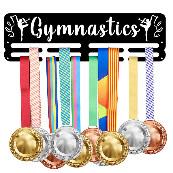 PandaHall Iron Medal Hanger Holder Display Wall Rack, with Screws, Gymnastics, Word, 150x400mm Iron Word Black
PandaHall Iron Medal Hanger Holder Display Wall Rack, with Screws, Gymnastics, Word, 150x400mm Iron Word Black