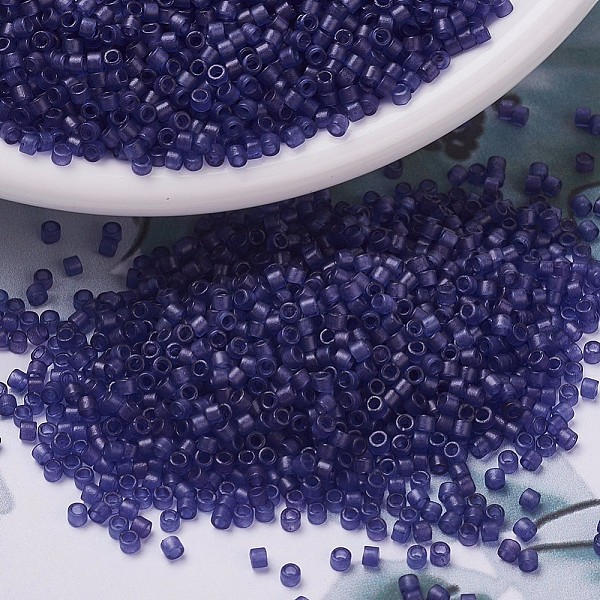 PandaHall MIYUKI Delica Beads, Cylinder, Japanese Seed Beads, 11/0, (DB0785) Dyed Semi-Frosted Transparent Cobalt, 1.3x1.6mm, Hole: 0.8mm..., Blue
PandaHall MIYUKI Delica Beads, Cylinder, Japanese Seed Beads, 11/0, (DB0785) Dyed Semi-Frosted Transparent Cobalt, 1.3x1.6mm, Hole: 0.8mm..., Blue