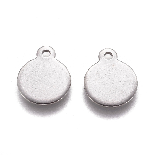 PandaHall 304 Stainless Steel Charms, Stamping Blank Tag, Flat Round, Stainless Steel Color, 12.5x10x0.9mm, Hole: 1.4mm 304 Stainless Steel...
PandaHall 304 Stainless Steel Charms, Stamping Blank Tag, Flat Round, Stainless Steel Color, 12.5x10x0.9mm, Hole: 1.4mm 304 Stainless Steel...