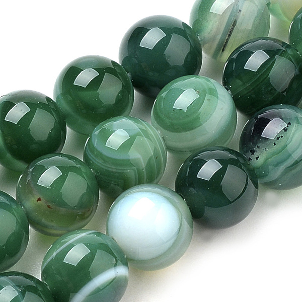 PandaHall Natural Striped Agate/Banded Agate Beads Strands, Dyed, Round, Teal, 12mm, Hole: 1mm, about 32pcs/strand, 14.96 inch(38cm) Banded..., Cyan
PandaHall Natural Striped Agate/Banded Agate Beads Strands, Dyed, Round, Teal, 12mm, Hole: 1mm, about 32pcs/strand, 14.96 inch(38cm) Banded..., Cyan