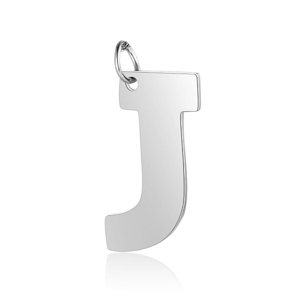 PandaHall 201 Stainless Steel Pendants, Letter, Stainless Steel Color, Letter.J, 29.5x18x1.5mm, Hole: 4.5mm 201 Stainless Steel Letter J
PandaHall 201 Stainless Steel Pendants, Letter, Stainless Steel Color, Letter.J, 29.5x18x1.5mm, Hole: 4.5mm 201 Stainless Steel Letter J