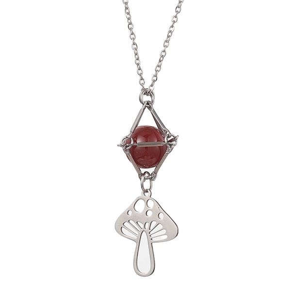 PandaHall Natural Carnelian Interchangeable Holder Pendant Necklace for Women, with Mushroom Pendants, 17.64 inch(44.8cm) Carnelian Mushroom
PandaHall Natural Carnelian Interchangeable Holder Pendant Necklace for Women, with Mushroom Pendants, 17.64 inch(44.8cm) Carnelian Mushroom