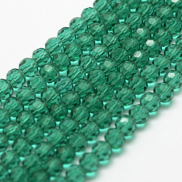 PandaHall Transparent Glass Bead Strands, Imitate Austrian Crystal, Faceted(32 Facets), Round, Light Sea Green, 6mm, Hole: 1mm, about...
PandaHall Transparent Glass Bead Strands, Imitate Austrian Crystal, Faceted(32 Facets), Round, Light Sea Green, 6mm, Hole: 1mm, about...