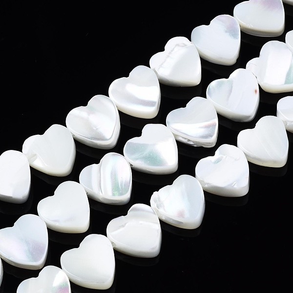 PandaHall Natural Trochid Shell/Trochus Shell Beads Strands, Bleach, Heart, White, 8x8x2.5mm, Hole: 0.8mm, about 50~51pcs/strand, 15.55...
PandaHall Natural Trochid Shell/Trochus Shell Beads Strands, Bleach, Heart, White, 8x8x2.5mm, Hole: 0.8mm, about 50~51pcs/strand, 15.55...